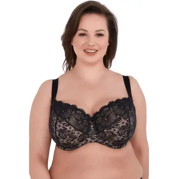 Podprsenka Gaia 534M Chantal barva: černá ažurová 95g