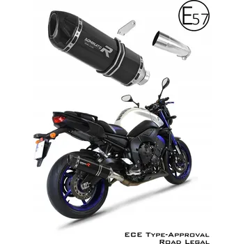 Výfuk pro motocykl FZ8 FAZER 2010 - 2016 Homologovaný výfuk tlumič HP1 BLACK DOMINATOR