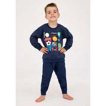 Chlapecké pyžamo Chlapecké pyžamo Cornette 478/159 98/104 Tm. modrá