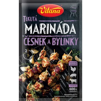 Koření CZ distribuce Vitana Marináda tekutá česnek / bylinky 80 g
