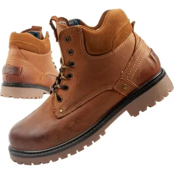 Pánské tenisky Wrangler Yuma pánské boty sable boots smart leather hnědá bílá 44
