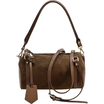 Kabelka Kabelka kožená 698-c Itálie barva: hnědá