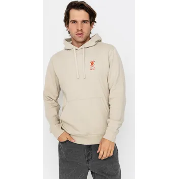 Pánská mikina Circa Al 50 Skull (dust/heritage/brown) M, béžová