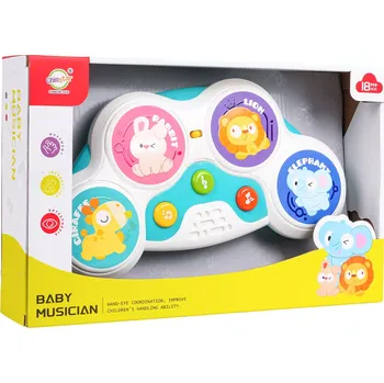 Hračka pro nejmenší Dotyková dětská perkusní deska se zvířátky