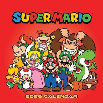 Kalendář Nástěnný kalendář Super Mario 2026