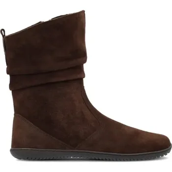 Dámské kozačky Groundies barefoot dámské kozačky Odessa – tmavě hnědé Velikost: 41