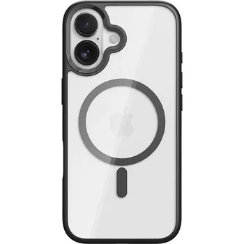Pouzdro na mobilní telefon Zadní kryt Rock Guard Lens Protection Series Magnetic pro iPhone 17 transparent-black
