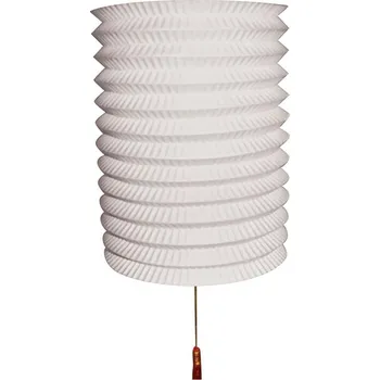 Svícen Lampion papírový 28 cm, bílý ( Objednáno - termín upřesníme)