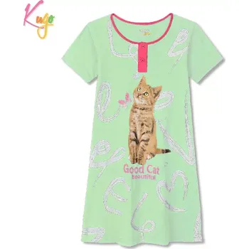 Dívčí noční košile kr.r. Kugo MC5853 zelená