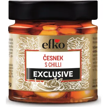 paštika a pomazánka CZ distribuce efko Česnek chilli 210 ml