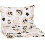 Dětské bavlněné povlečení do postýlky 120x90 cm BABYMAM PREMIUM - Myšák Miki