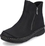 DÁMSKÉ KOTNÍKOVÉ BOTY RIEKER 73357-00 ČERNÁ Barva: ČERNÁ, Velikost: 39