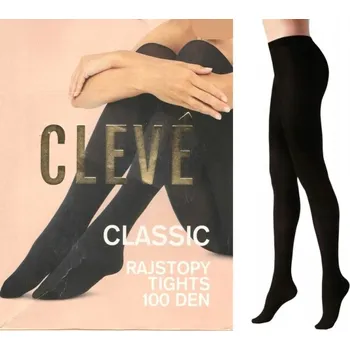 Dámské punčochy PUNČOCHÁČE černé KRYCÍ 100 DEN CLEVE vel. M 3 KNITEX