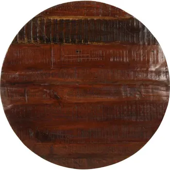 Konferenční stolek vidaXL Stolní deska Ø 80 x 3,8 cm kulatá masivní mangovníkové dřevo [370031] Barva: Recyklované dřevo (přírodní)