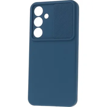Pouzdro na mobilní telefon Zadní kryt Camshield Soft pro Samsung S24 FE tmavě modrý
