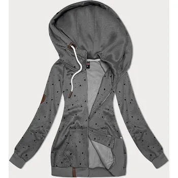 Dámská mikina Zimní hvězdná mikina s kapucí od 6&8 Fashion, odstíny šedé XXL (44) i392_23695-48