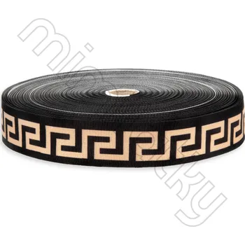 Stuha Stuha ornament řecký béžový 3cm