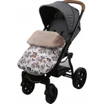 Dětský fusak na sportovní kočárek BABYMAM - Zimní les/cappuccino