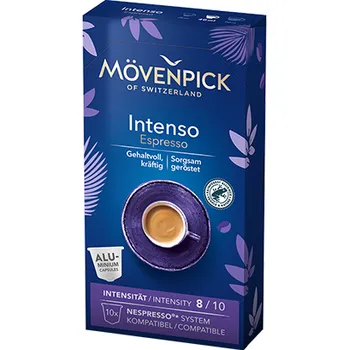 paštika a pomazánka CZ distribuce MÖVENPICK Intenso 10 x 5,7 g