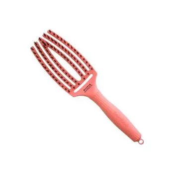 kartáč na vlasy Olivia Garden Fingerbrush Combo Radiant Peach