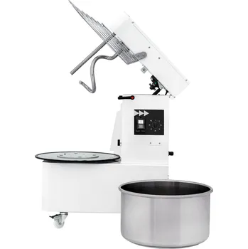 Spirálový mixér s odnímatelnou dvourychlostní mísou, 32 l, Prismafood, 88 kg/h, 32L, 400V/1700W, 435x750x(H)810mm