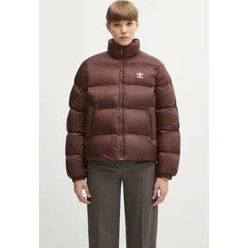 Pánská móda Bunda adidas Originals Short Puffer, M, hnědá, 88X