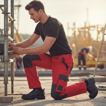 montérky CERVA GROUP Kalhoty MAX NEO pas, různé barvy Velikost 48 červená/černá