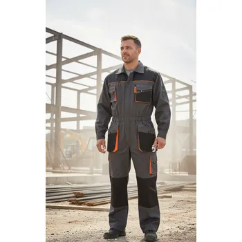 Pracovní kombinéza CERVA GROUP Kombinéza EMERTON AUSTRALIAN LINE Velikost 48 černá/oranžová