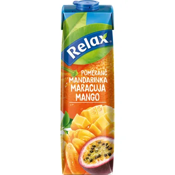 CZ distribuce Relax Select mandarinka maracuja mango nektar 12 x 1 l