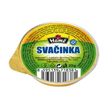 Výhodná cena Hamé Svačinka jemná pomazánka 23 g