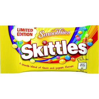 Bonbon CZ distribuce Skittles Smoothies Bonbony žvýkací 38 g