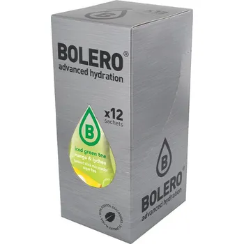 Nápoj Bolero Iced Green Tea Mix (12 x 8 g, Mango a liči)