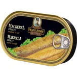 CZ distribuce FRANZ JOSEF KAISER Makrela filety uzené v oleji 170 g