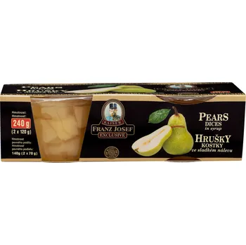 CZ distribuce FRANZ JOSEF KAISER Hrušky kostky 2 x 120 g