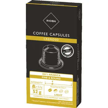 CZ distribuce RIOBA Espresso Cremoso káva 52 g kapsle