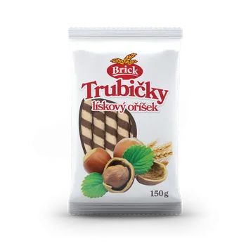 CZ distribuce DELASHERAS Brick Trubičky lískový oříšek 150 g