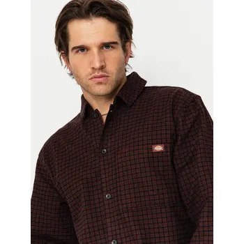 Pánská košile Dickies Hendersonville (andorra) M, hnědá