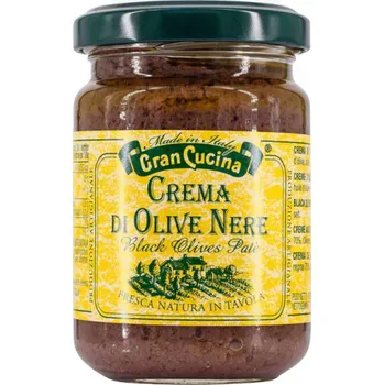 Omáčka Paté z černých oliv 130g Gran Cucina