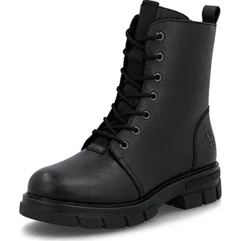 Dámská zimní obuv DÁMSKÉ KOTNÍKOVÉ BOTY RIEKER Z9116-00 ČERNÁ Barva: Černá, Velikost: 42