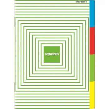 Sešit A5 s mřížkou, kancelářský notes na psaní, zápisník pro učitele TOP-2000, 80 listů