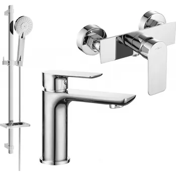 Vodovodní baterie Mexen Alfa DQ40 sprchová sada, chrom - 745704DQ40-00 Bateriové soupravy