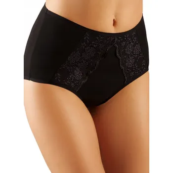 Kalhotky EMILI Dámské kalhotky Kalhotky pohodlné bavlněné krajkové kalhotky Elin černé L