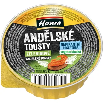 paštika a pomazánka CZ distribuce Hamé Andělské tousty zeleninové 120 g