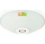 ECOLIGHT LED stropní svítidlo 2xE27 s pohybovým senzorem - sklo EC61071