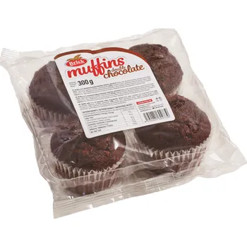CZ distribuce DELASHERAS Muffiny čokoládové s čoko kousky 4 x 75 g