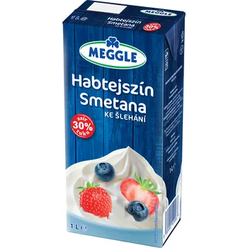 CZ distribuce MEGGLE Smetana ke šlehání 30 % 1 l UHT