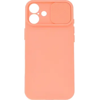 Pouzdro na mobilní telefon Zadní kryt Camshield Soft na iPhone 16 lososový