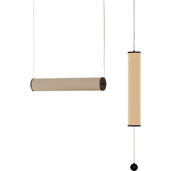 Aromas Nooi L T8 závěsné svítidlo lněné Zelená