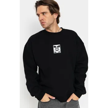 Pánská mikina OBEY Icon Extra Heavy II (black) XL, černá