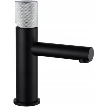 Vodovodní baterie Mexen Elba One baterie umyvadlová, černá/chrom - 74101-77 Umyvadlové baterie